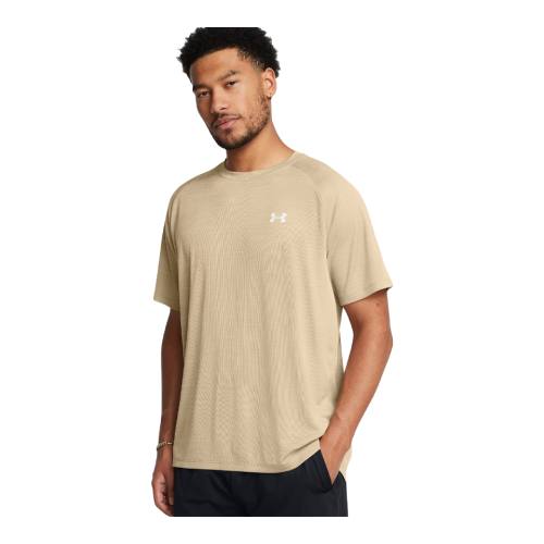Under Armour Under Armour Tech Textured Tee Khaki/Wht UK S