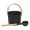 Aluminum Sauna Bucket with Ladle 7L Bamboo Handle 3