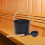 Aluminum Sauna Bucket with Ladle 7L Bamboo Handle 8