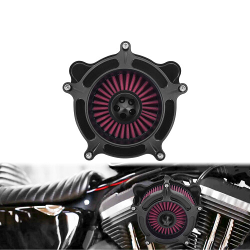 Matte Black Air Cleaner Filter for Harley Road Glide 2