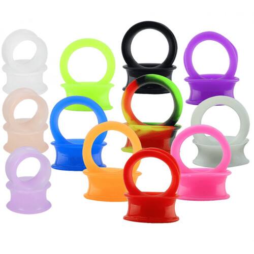 Double Flared Ear Plugs Silicone 24 Pcs