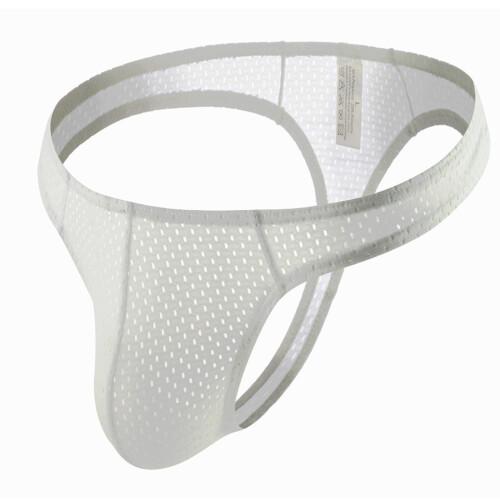 Men's Valentine's Day Thong Underwear White Breathable