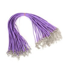 Velvet Rope for Jewelry Making with Adjustable Lobster Clasp