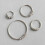 Sterling Silver Hoop Earrings 10mm 1
