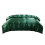 Queen Satin Duvet Cover 203x229cm Soft Polyester Green 1