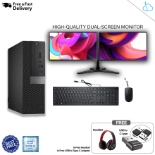 Dell Optiplex SFF Business Desktop Computer, Core i5, 16 GB RAM, 500 GB HDD. - Refurbished