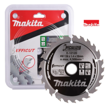 Makita Circular Saw Blade Plunge Saw 136mm 25T 136x20mm Wood Efficut E-12120