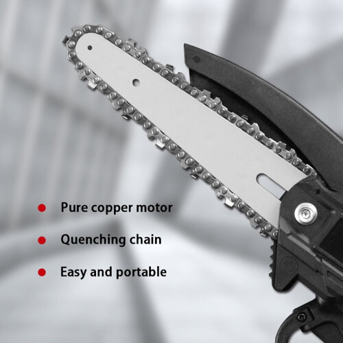 Handheld Mini Chainsaw 6-Inch Electric Saw 2