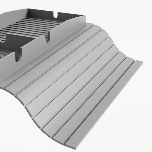 Silicone Couch Cup Holder Armrest Tray Grey 2