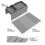 Silicone Couch Cup Holder Armrest Tray Grey 5