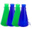 Plastic megaphone party toy assorted colors 4 pcs 5