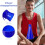 Plastic megaphone party toy assorted colors 4 pcs 6