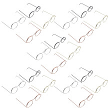 Miniature Eyeglasses Metal Frame 20 pcs