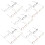 Miniature Eyeglasses Metal Frame 20 pcs 1