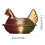 Chicken on Nest Refrigerator Magnets 3D Printed Vintage 3