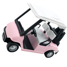 Miniature Metal Golf Cart Model 1:20 Scale with Clubs