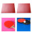Table Tennis Rubber Replacement Set Red 2 Pieces 3