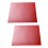 Table Tennis Rubber Replacement Set Red 2 Pieces 6
