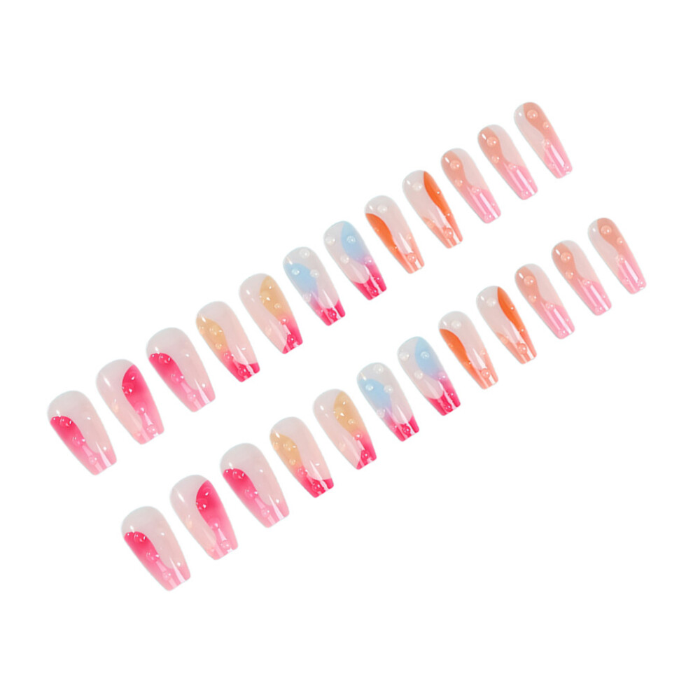 Dcph-Clothing Water Drop False Nails - No Smell, Eco-Friendly