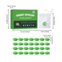 (SKU00036338) MOONSPRY Mouse Repellent Balls, Rodent Repellent for Home Indoor Outdoor Car Engine Garage, Long Lasting Rat Deterrent, 120 Pcs