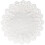 White Round Doily Tablecloth Lace Trim 24 Inch 1
