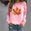 Women's Crewneck Sweatshirt Fall Leaf Graphic Long Sleeve 5