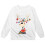 Kids Santa pullover with reindeer print, loose fit 4