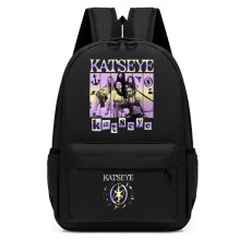 (Black, One size fits all) Katseye Music Korean Girl Group Kids Backpack Cute School Kindergarten Bag 1219