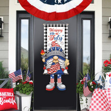 4th of July Fabric Gnome Decoration Door Hanging