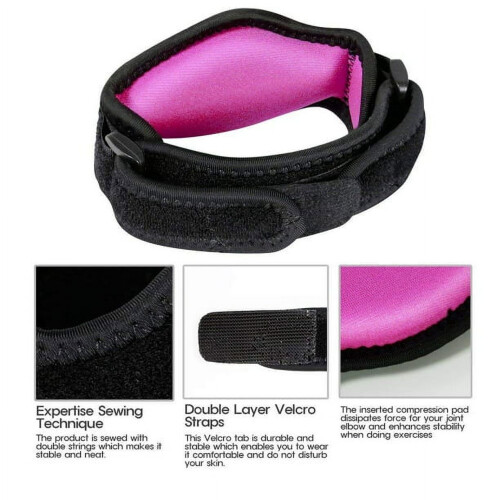Attelle pour coude avec coussinet de compression (lot de 2) rouge 2