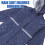 Motorcycle Rain Suit Navy Double Layer Reflective 8