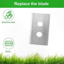 (Silver) 72-Pack Robotic Lawnmower Blades for Mammotion Luba & Yuka Series Replacement Parts