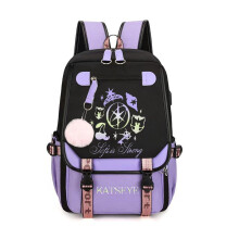 (No. 3, Backpack) KATSEYE Music Album Print School Backpack Student USB Charging Port 1129