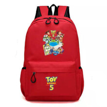 (Rose red, Backpack) Toy Story 5 Printed Backpack for Kids Cartoon School Bag Lightweight Large Capacity Student Gift