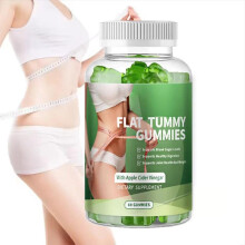 (220g) Flat Tummy Apple Cider Vinegar Gummies Weight Loss Support Belly Fat Burner 60 Count
