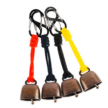 Outdoor Bear Bells with Hand Braided Lanyard Metal Loud-S Shape