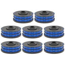 8Pcs RAC123 Lawn Mower Line Spool for Ryobi RLT6030 RLT5127 RLT5027 RLT4125 RLT4027 Grass Trimmer Re