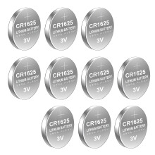 10/5-Count CR1625-Knopfbatterien, auslaufsicheres-10 Stück