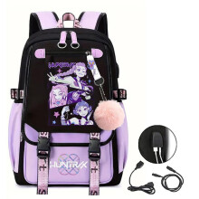 (8, 背包) KPOP Korean Anime Girl Group Backpack Student Large Capacity Hiking Witch Team Peripheral Waterproof Durable School Bag