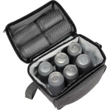 Camp refrigerant, construction site lunch box, construction areas, shell soft cooler for work and daily use, gray
