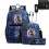 (Black, Three piece set) Katseye Backpack Set with USB Charging Port for Students Shoulder Bag Pencil Case 3-Piece 5