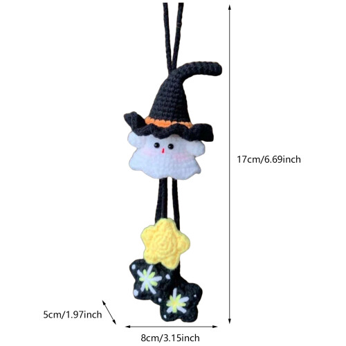 Witchy Ghost Crochet Kit with Yarn and Tools 3 Sets 2