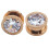 Crystal Ear Plug Tunnels Screw Fit 0g 00g 1