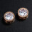 Crystal Ear Plug Tunnels Screw Fit 0g 00g 7