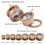 Crystal Ear Plug Tunnels Screw Fit 0g 00g 5
