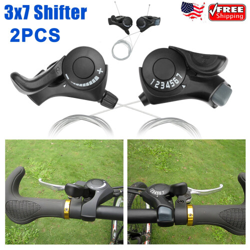 Bicycle Shifter Set 21-Speed 2 Pieces