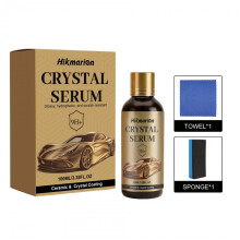 (100ml+毛巾+海绵) Hikmarion Car Ceramic Coating Kit - Paint Coating, Brightening, Anti-Stain, Scratch Resistant, Hydrophobic, Easy Clean 50ml