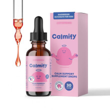 (30ml) Kids Magnesium Glycinate Drops Liquid Magnesium Supplement Calm Sleep Easy Absorb Sugar Free 60-Day Supply