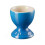Plain Colourful Set of 6 Egg Cups with Base, Colourful Egg Holder, Breakfast Accessories, Stoneware Tableware, Egg Stand 1
