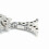 925 Sterling Silver Fish Bone Belly Bar 8mm 6